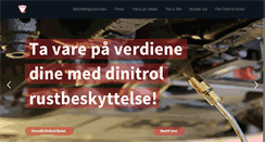 Desktop Screenshot of dinitrol.no